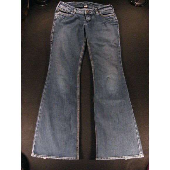 SILVER AIKO Womens Jeans TAG 29/35 Bootcut Blue Low-Rise Denim